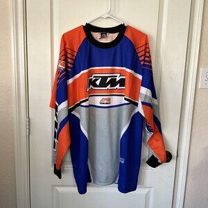 KTM  EURO RACING  JERSEY SHIRT VINTAGE  SIZE 2XL XXL SHELL Long Sleeve
